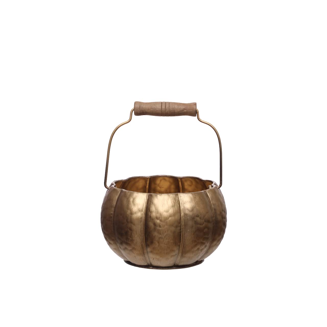 Gold Pumpkin Decorative Container by Ashland®